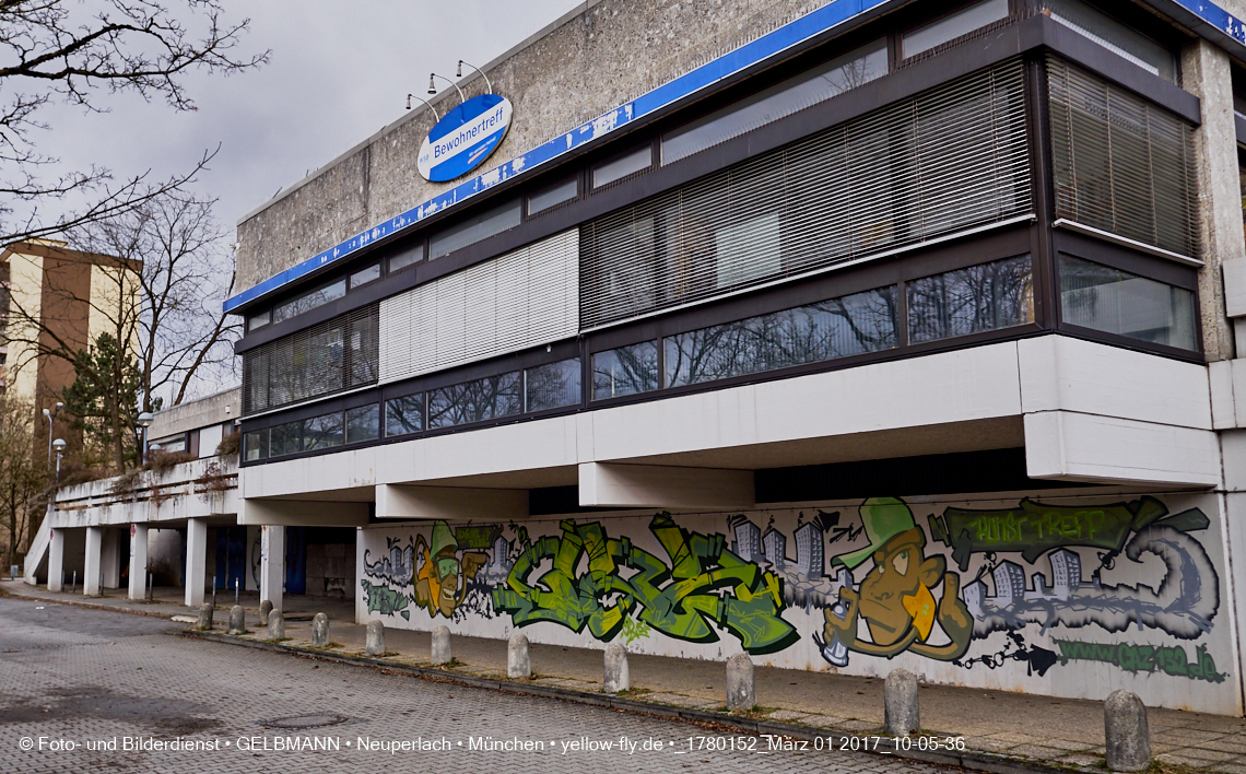 01.03.2017 - die Abrissbaustelle Quiddezentrum in Neuperlach